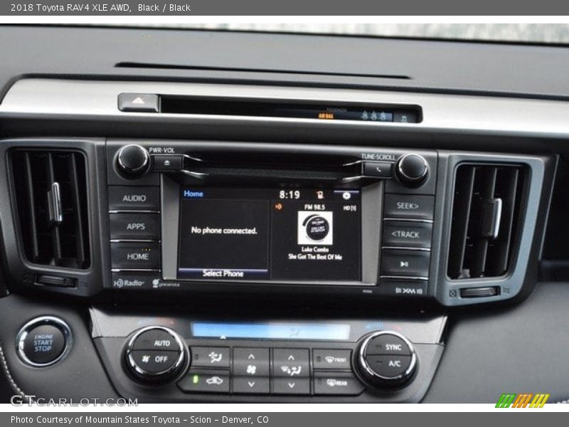 Black / Black 2018 Toyota RAV4 XLE AWD