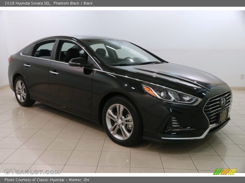 Phantom Black / Black 2018 Hyundai Sonata SEL