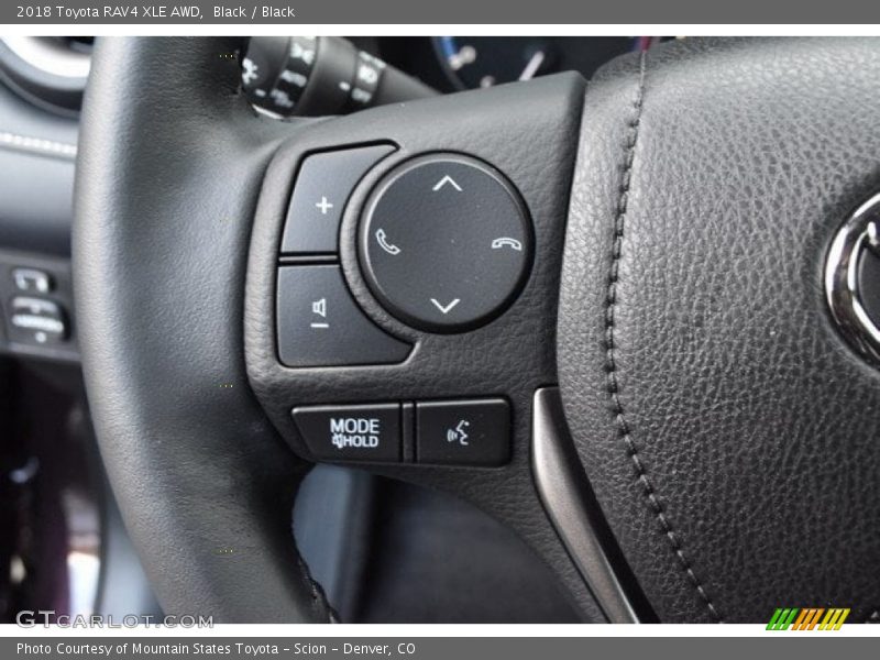 Black / Black 2018 Toyota RAV4 XLE AWD