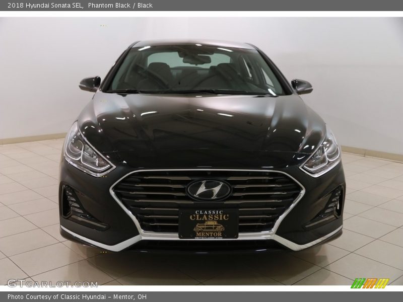 Phantom Black / Black 2018 Hyundai Sonata SEL