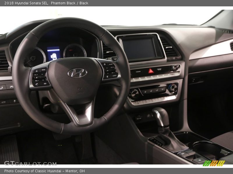 Phantom Black / Black 2018 Hyundai Sonata SEL