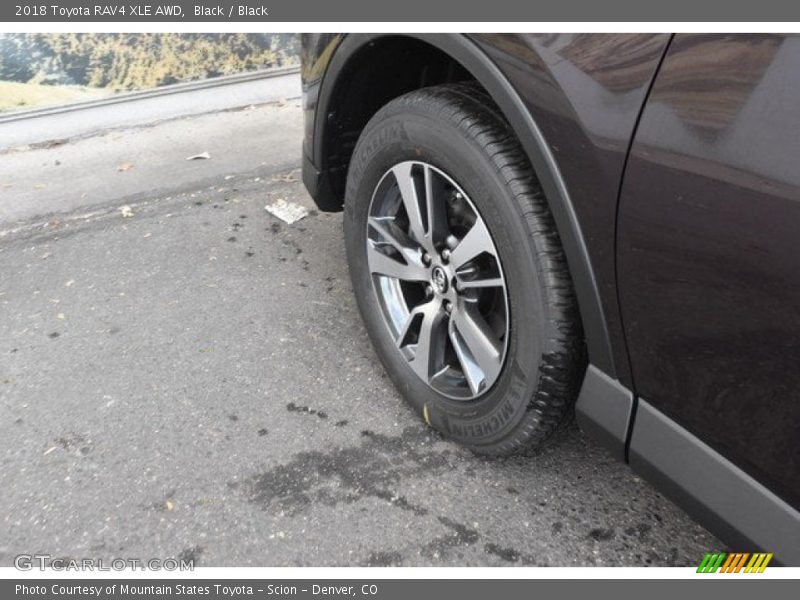 Black / Black 2018 Toyota RAV4 XLE AWD