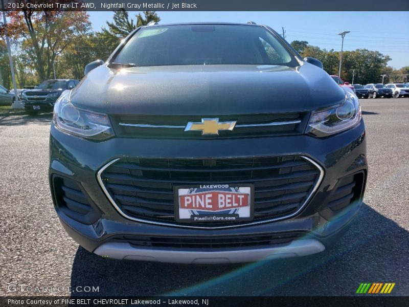 Nightfall Gray Metallic / Jet Black 2019 Chevrolet Trax LT AWD