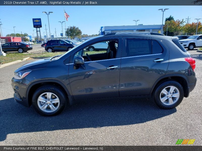 Nightfall Gray Metallic / Jet Black 2019 Chevrolet Trax LT AWD