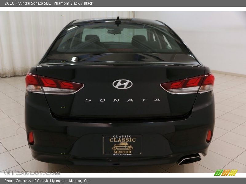 Phantom Black / Black 2018 Hyundai Sonata SEL