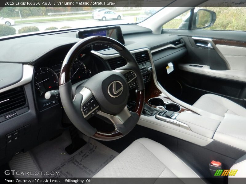  2019 RX 350 AWD Stratus Gray Interior