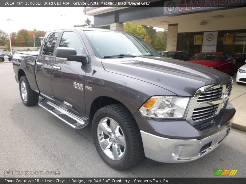 Granite Crystal Metallic / Black/Diesel Gray 2014 Ram 1500 SLT Quad Cab 4x4