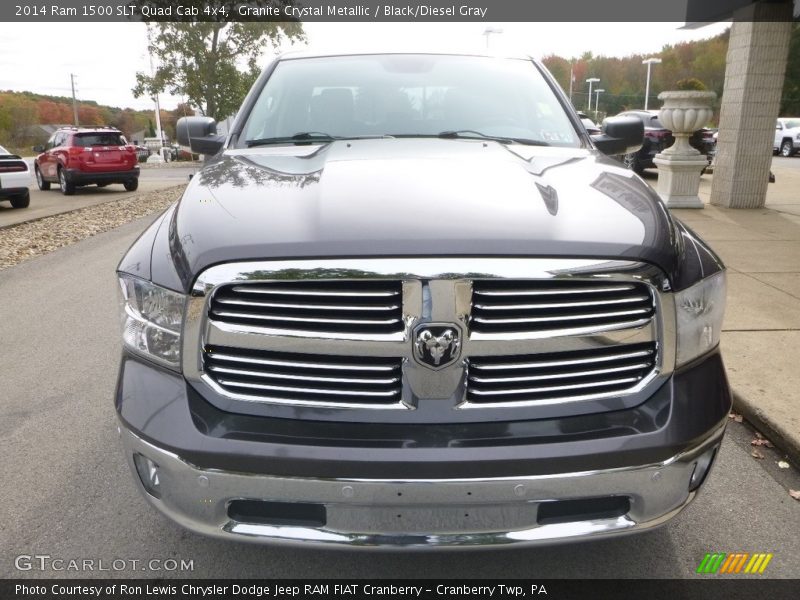 Granite Crystal Metallic / Black/Diesel Gray 2014 Ram 1500 SLT Quad Cab 4x4