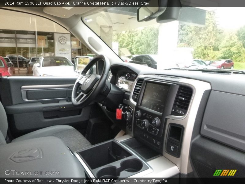 Granite Crystal Metallic / Black/Diesel Gray 2014 Ram 1500 SLT Quad Cab 4x4