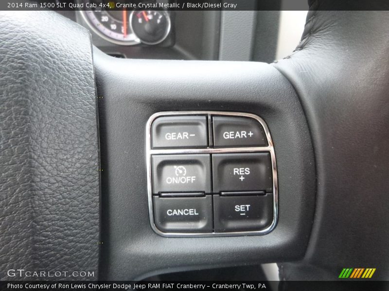 Granite Crystal Metallic / Black/Diesel Gray 2014 Ram 1500 SLT Quad Cab 4x4