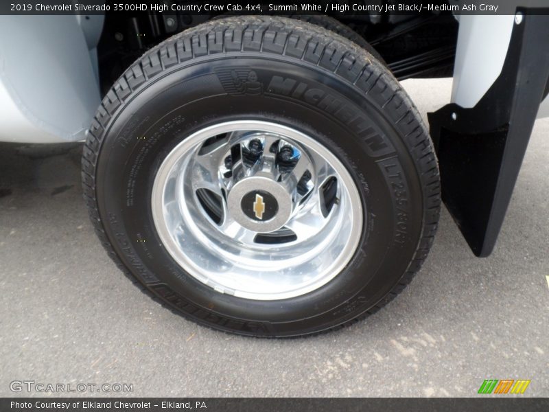 Summit White / High Country Jet Black/­Medium Ash Gray 2019 Chevrolet Silverado 3500HD High Country Crew Cab 4x4