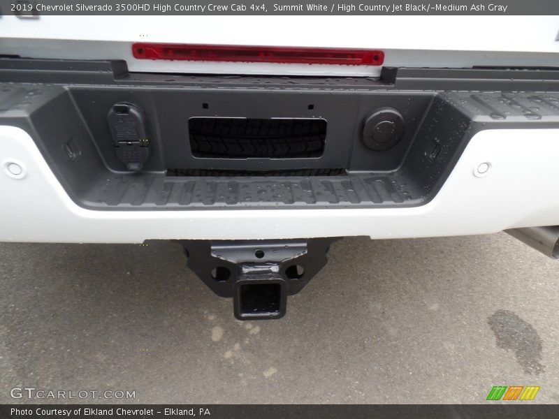 Summit White / High Country Jet Black/­Medium Ash Gray 2019 Chevrolet Silverado 3500HD High Country Crew Cab 4x4