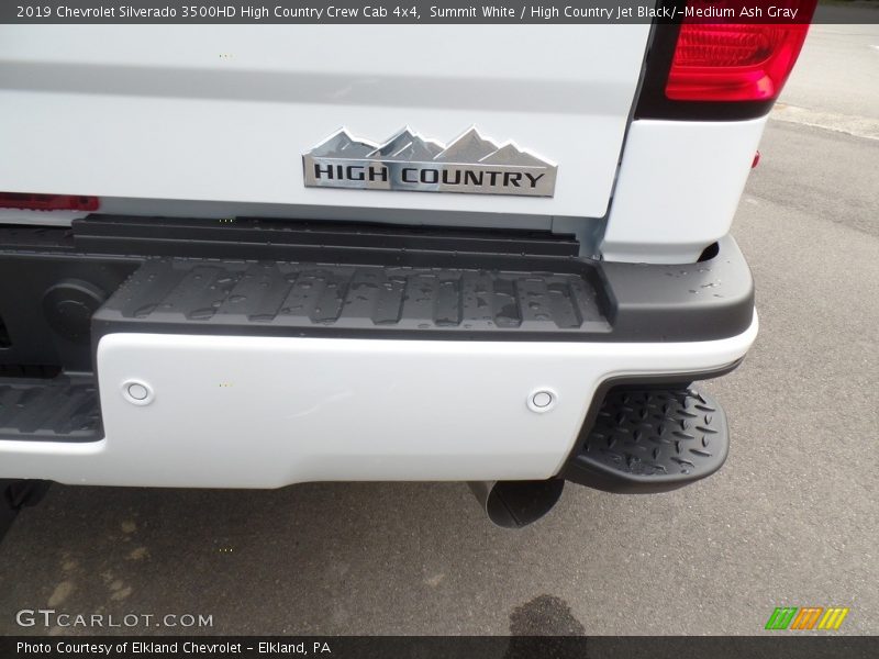 Summit White / High Country Jet Black/­Medium Ash Gray 2019 Chevrolet Silverado 3500HD High Country Crew Cab 4x4