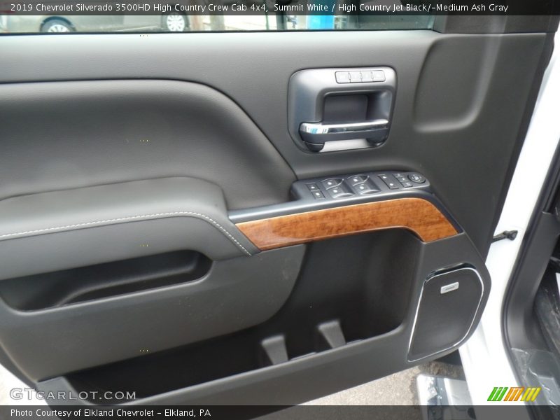 Summit White / High Country Jet Black/­Medium Ash Gray 2019 Chevrolet Silverado 3500HD High Country Crew Cab 4x4