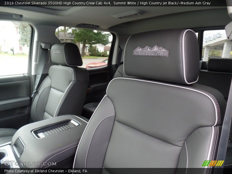 Summit White / High Country Jet Black/­Medium Ash Gray 2019 Chevrolet Silverado 3500HD High Country Crew Cab 4x4