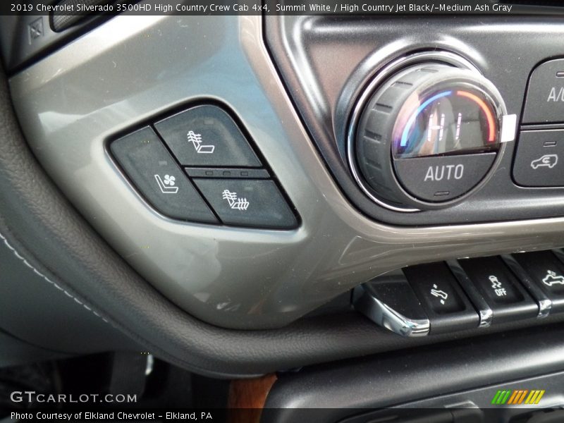 Summit White / High Country Jet Black/­Medium Ash Gray 2019 Chevrolet Silverado 3500HD High Country Crew Cab 4x4