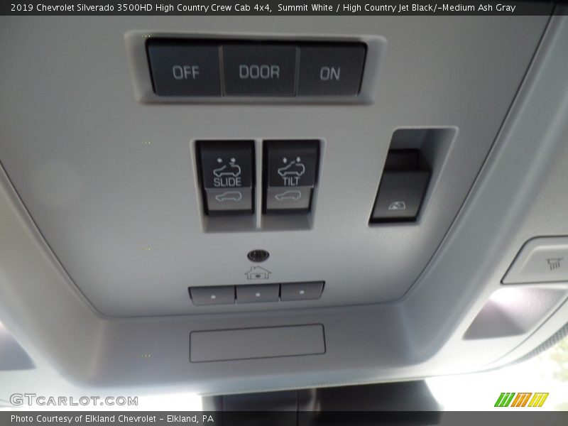 Summit White / High Country Jet Black/­Medium Ash Gray 2019 Chevrolet Silverado 3500HD High Country Crew Cab 4x4