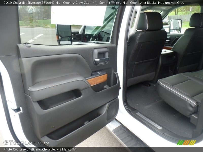 Summit White / High Country Jet Black/­Medium Ash Gray 2019 Chevrolet Silverado 3500HD High Country Crew Cab 4x4