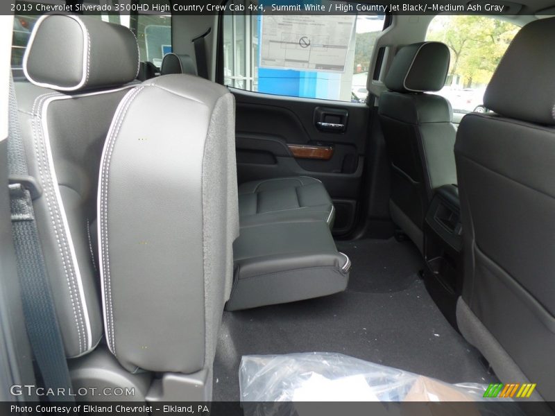 Summit White / High Country Jet Black/­Medium Ash Gray 2019 Chevrolet Silverado 3500HD High Country Crew Cab 4x4