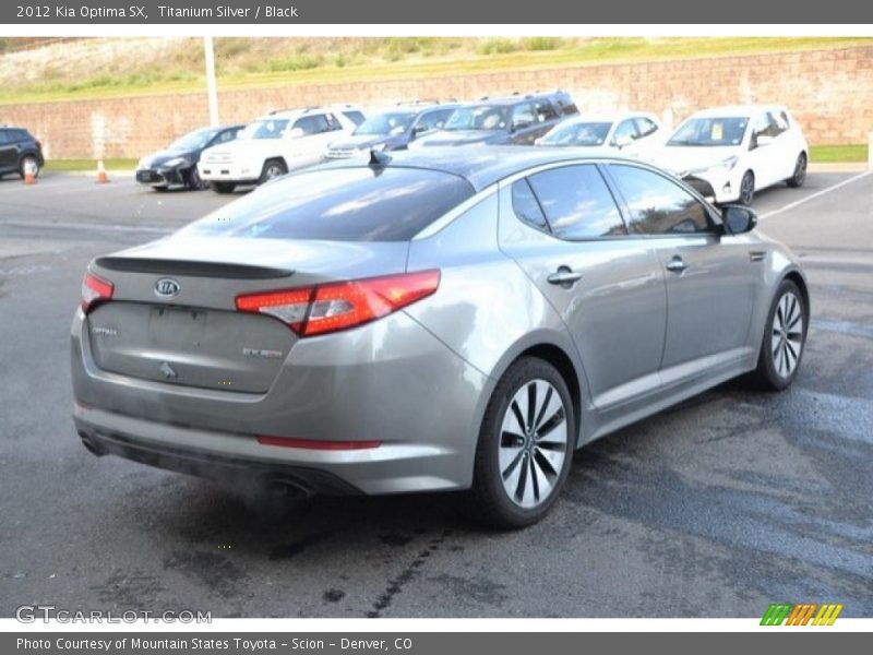 Titanium Silver / Black 2012 Kia Optima SX