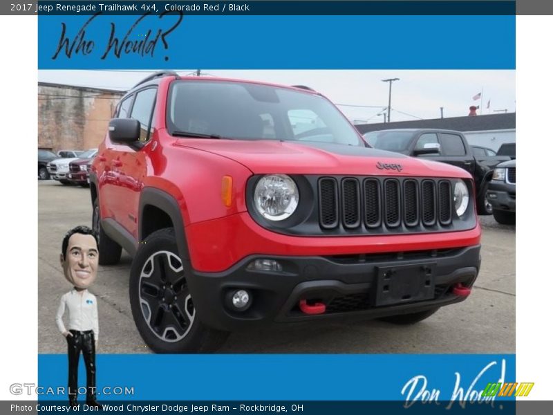 Colorado Red / Black 2017 Jeep Renegade Trailhawk 4x4