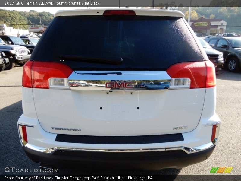 Summit White / Jet Black 2017 GMC Terrain SLE AWD