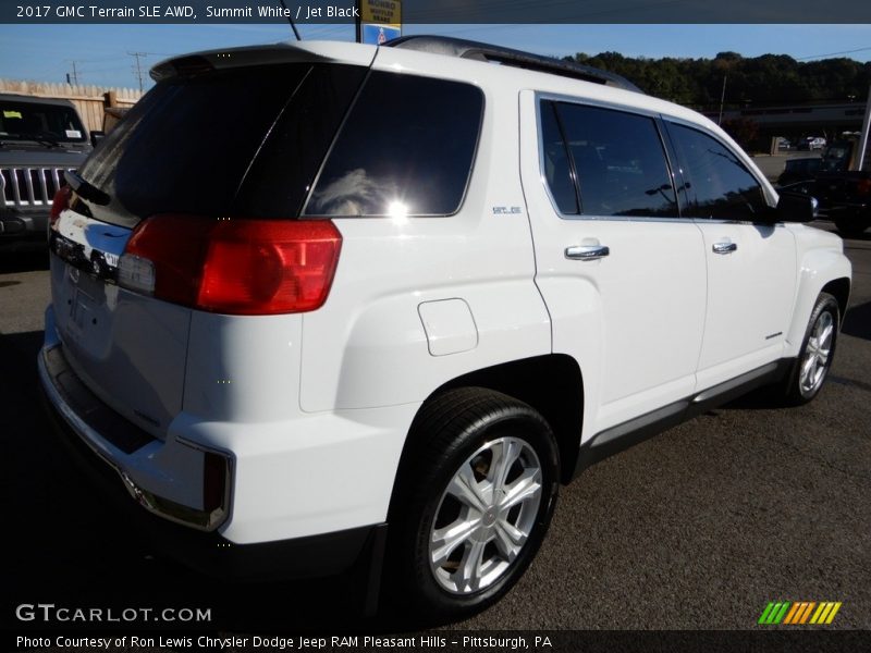 Summit White / Jet Black 2017 GMC Terrain SLE AWD