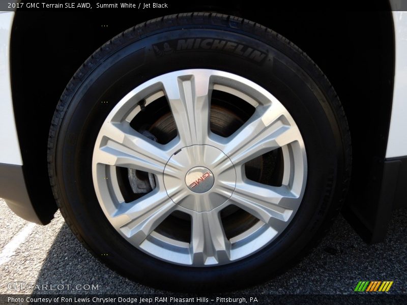 Summit White / Jet Black 2017 GMC Terrain SLE AWD