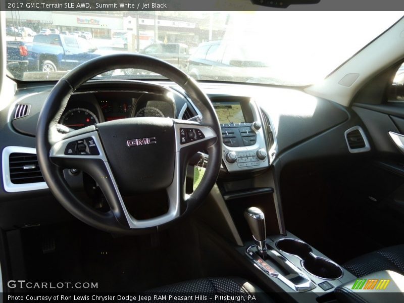 Summit White / Jet Black 2017 GMC Terrain SLE AWD