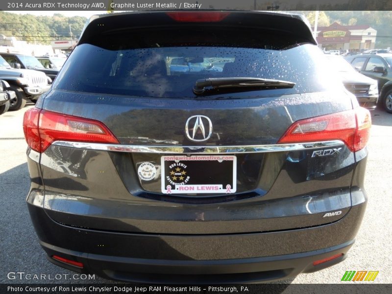Graphite Luster Metallic / Ebony 2014 Acura RDX Technology AWD