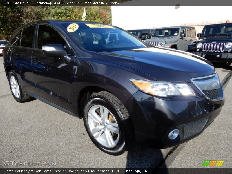 Graphite Luster Metallic / Ebony 2014 Acura RDX Technology AWD