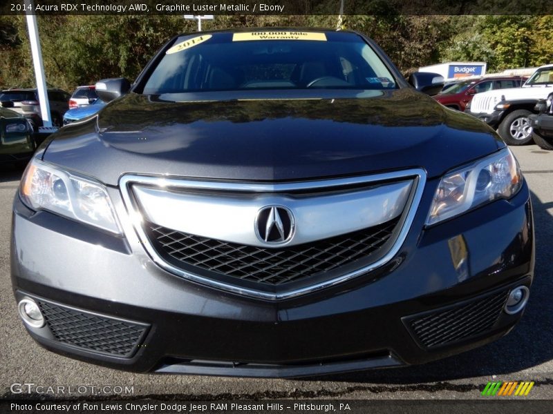 Graphite Luster Metallic / Ebony 2014 Acura RDX Technology AWD