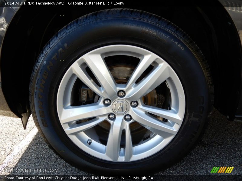 Graphite Luster Metallic / Ebony 2014 Acura RDX Technology AWD