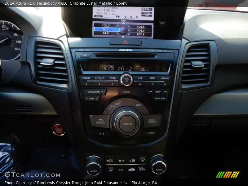 Graphite Luster Metallic / Ebony 2014 Acura RDX Technology AWD