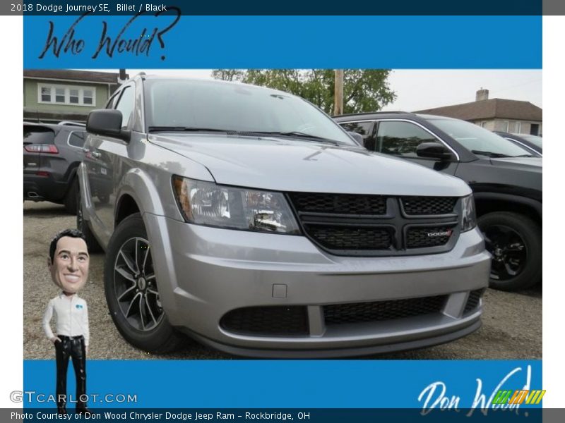 Billet / Black 2018 Dodge Journey SE