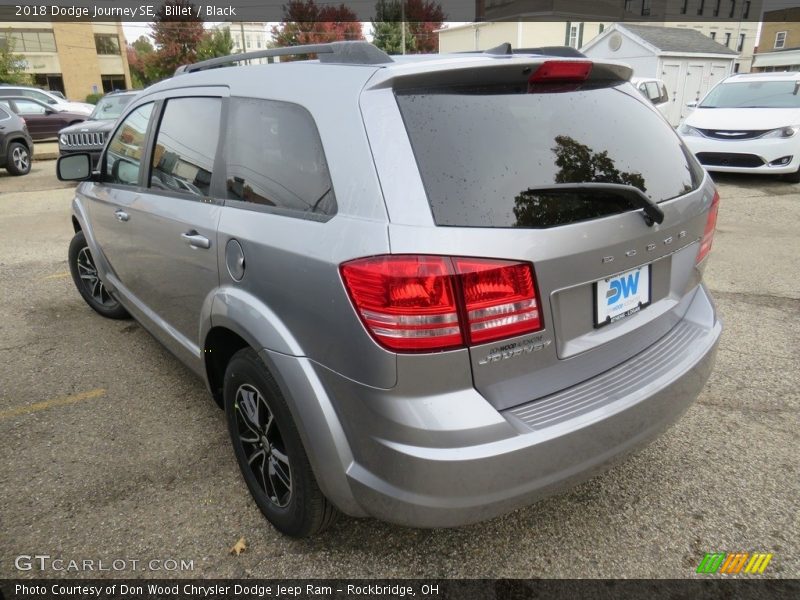 Billet / Black 2018 Dodge Journey SE