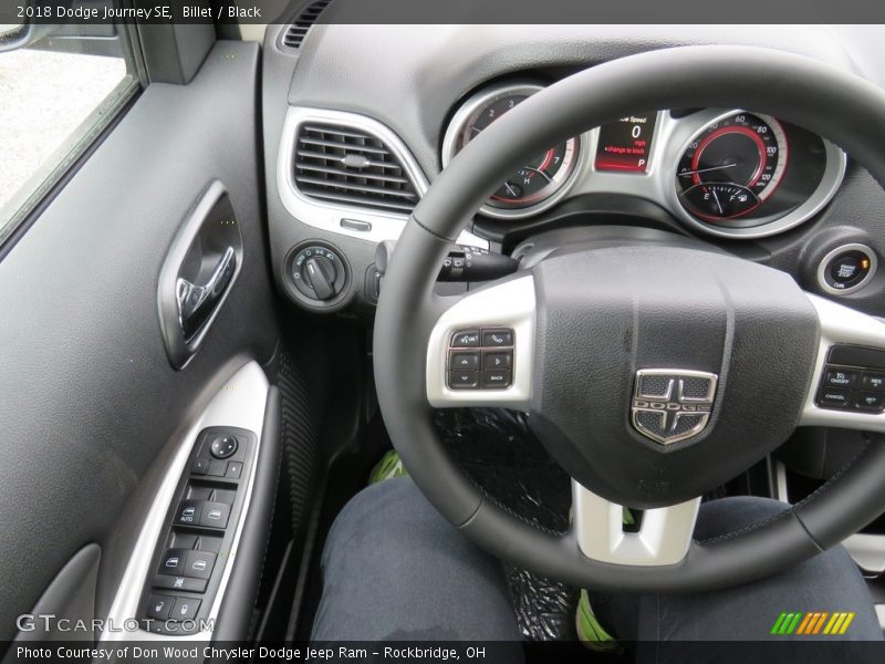 Billet / Black 2018 Dodge Journey SE