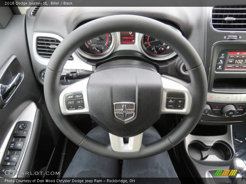 Billet / Black 2018 Dodge Journey SE