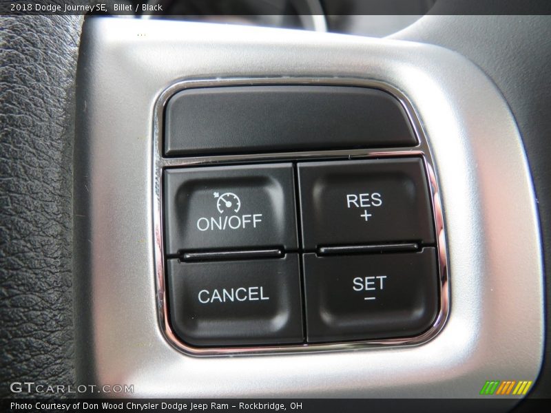 Billet / Black 2018 Dodge Journey SE