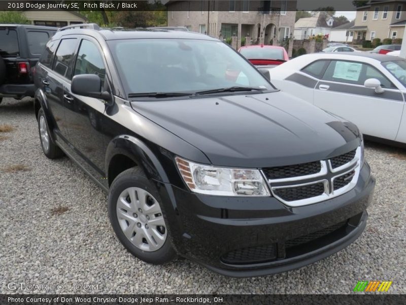 Pitch Black / Black 2018 Dodge Journey SE