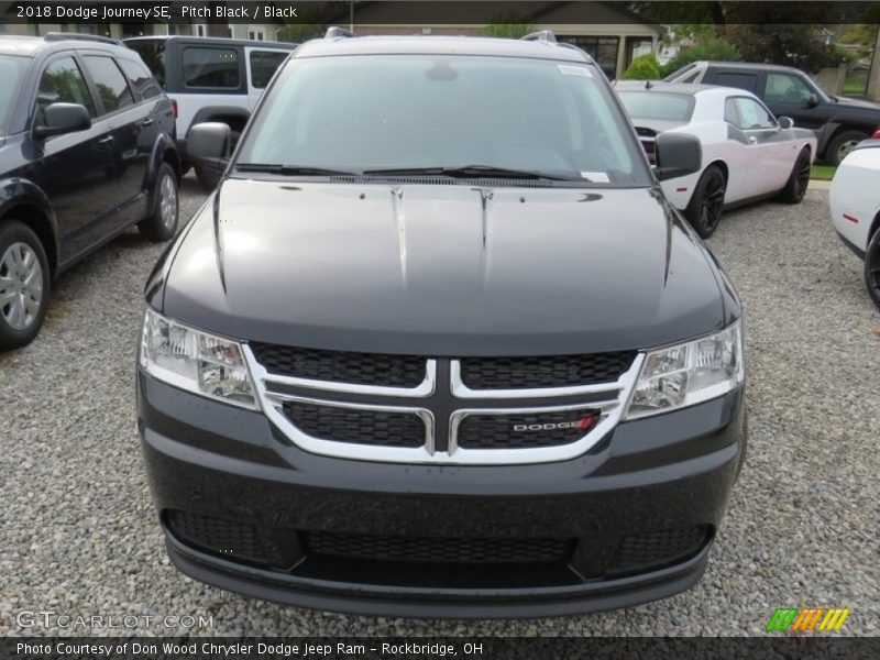 Pitch Black / Black 2018 Dodge Journey SE