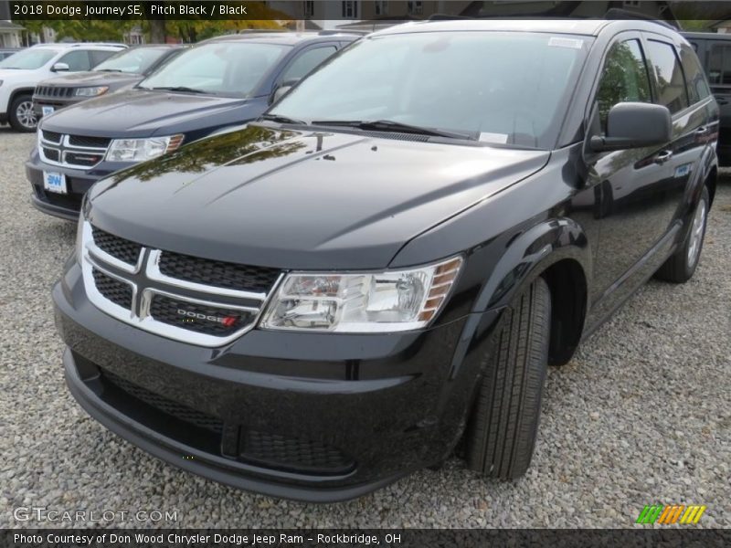Pitch Black / Black 2018 Dodge Journey SE