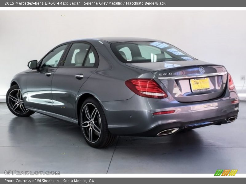 Selenite Grey Metallic / Macchiato Beige/Black 2019 Mercedes-Benz E 450 4Matic Sedan