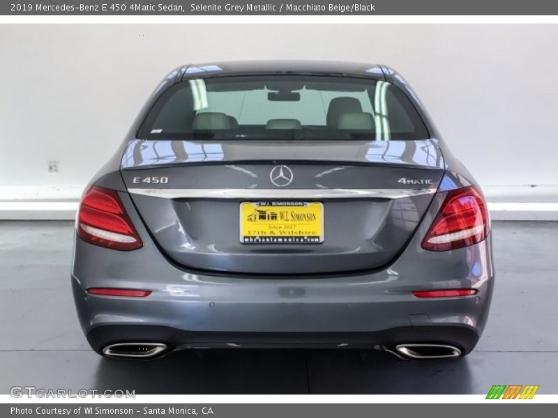 Selenite Grey Metallic / Macchiato Beige/Black 2019 Mercedes-Benz E 450 4Matic Sedan