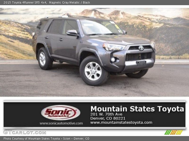 Magnetic Gray Metallic / Black 2015 Toyota 4Runner SR5 4x4