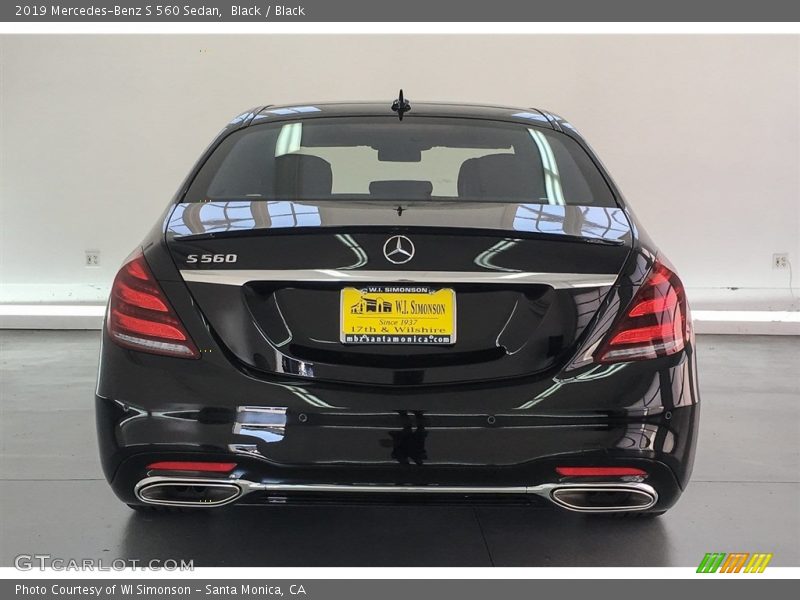 Black / Black 2019 Mercedes-Benz S 560 Sedan