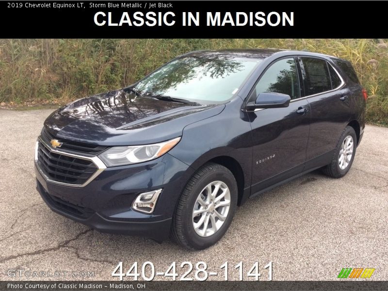 Storm Blue Metallic / Jet Black 2019 Chevrolet Equinox LT