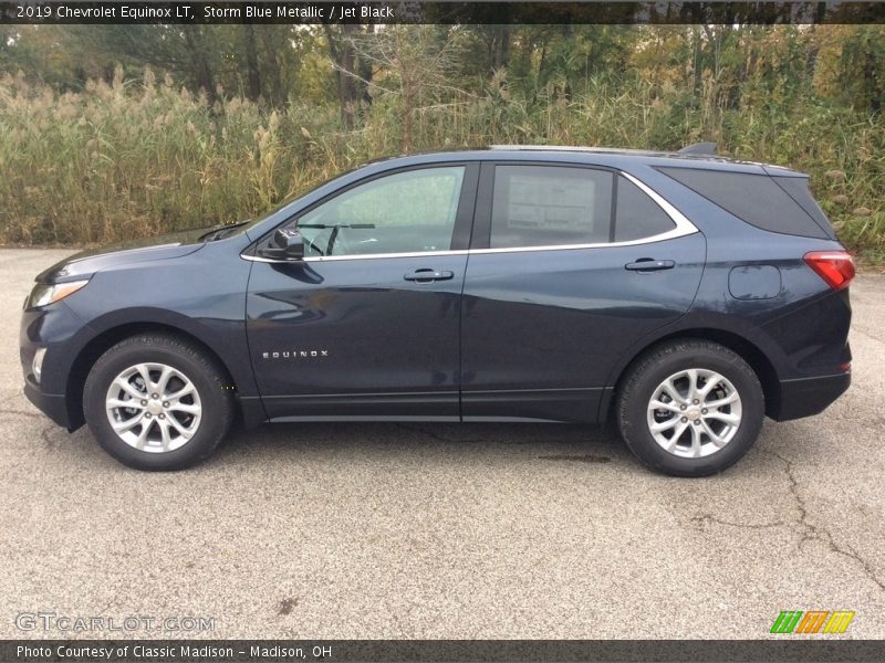 Storm Blue Metallic / Jet Black 2019 Chevrolet Equinox LT