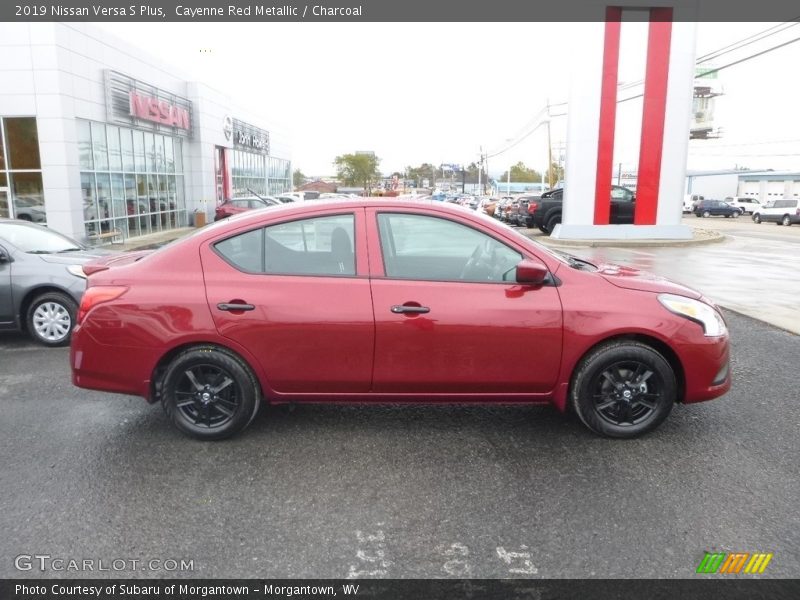  2019 Versa S Plus Cayenne Red Metallic