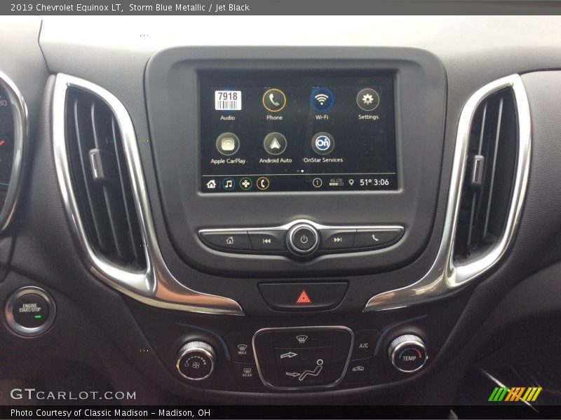 Storm Blue Metallic / Jet Black 2019 Chevrolet Equinox LT